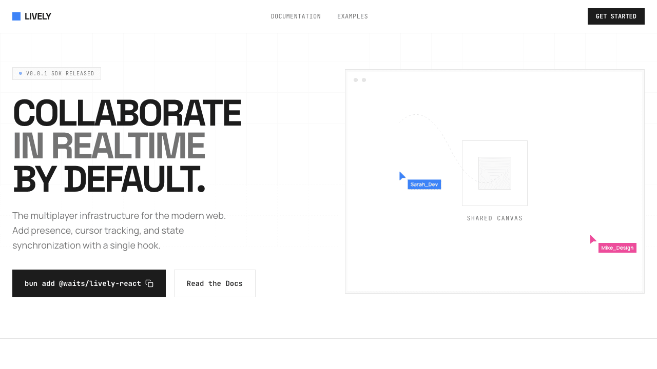lively.waits.dev — Collaborate in realtime by default